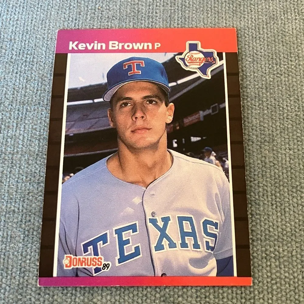 1989 Donruss Texas Rangers Baseball Card Trading Card